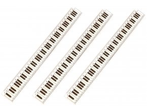 Pravítko KLAVIATURA 30 cm 1