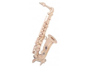 Dřevěné 3D puzzle SAXOFON