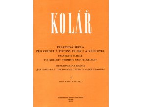 Praktická škola pro cornet a pistons, trubku a křídlovku 3