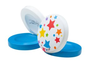 Bigjigs Toys Kastaněty hvězdičky 1 ks modrá