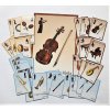 29611 hudebni nastroje sada karticek