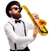 Nafukovací saxofon žlutý 3