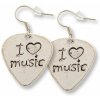 Náušnice TRSÁTKO I love music