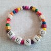 Písmenkový náramek – MUSIC 2