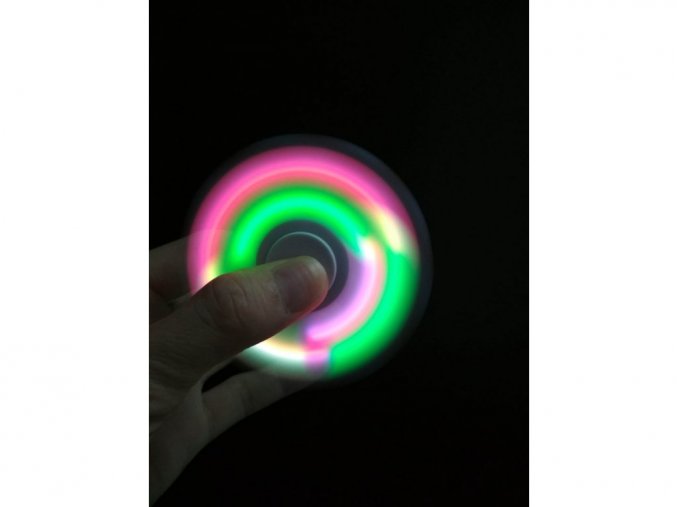 Fidget spinner led