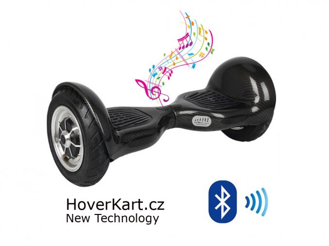 887 hoverboard offroad cerna bluetooth