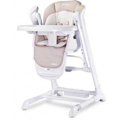 Detská jedálenská stolička 2v1 Caretero Indigo beige