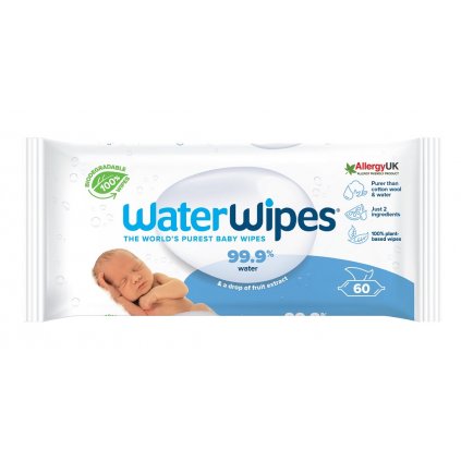 WATERWIPES Vlhčené obrúsky bez obsahu plastov 60 ks