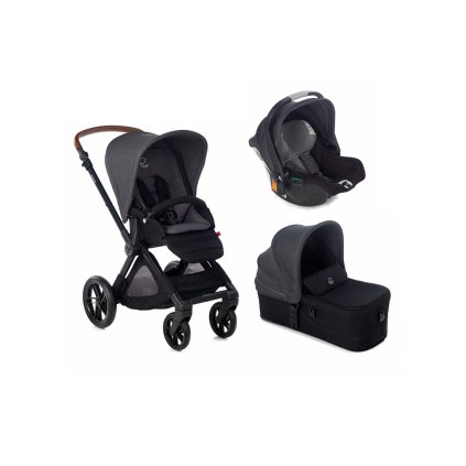 JANÉ Kočík kombinovaný Muum + Micro + Koos i-size R1 Cold Black