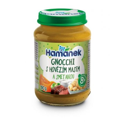 HAMÁNEK Gnocchi s hovädzím mäsom v smotanovej omáčke 190 g