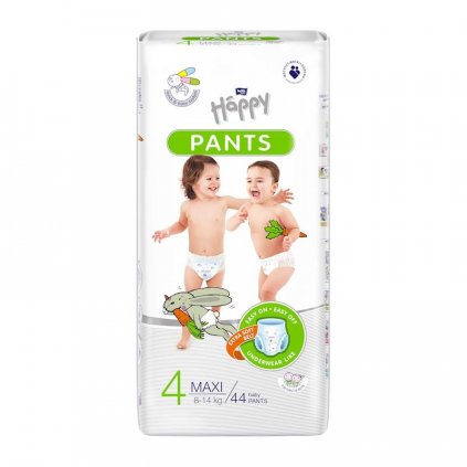 BELLA HAPPY Pants Nohavičky plienkové jednorazové 4 Maxi (8-14 kg) 44 ks