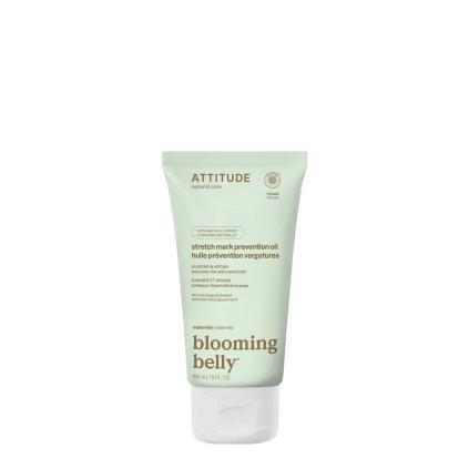 ATTITUDE Prírodný olej Blooming Belly pre tehotné a po pôrode – argan a mandle 150 ml