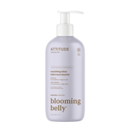 ATTITUDE Prírodné vyživujúce telové mlieko Blooming Belly nielen pre tehotné s arganom 473 ml