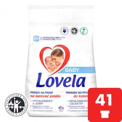 LOVELA Baby prášok na pranie na farebnú bielizeň 4,1 kg / 41 pracích dávok