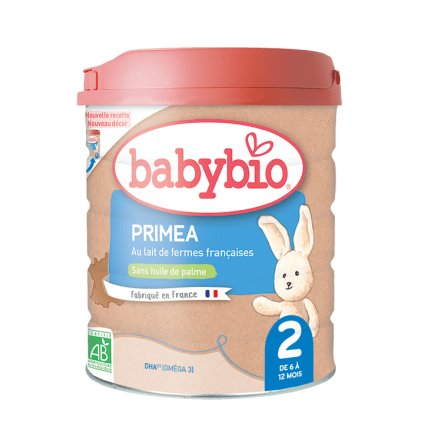 BABYBIO PRIMEA 2 dojčenské bio mlieko 800 g