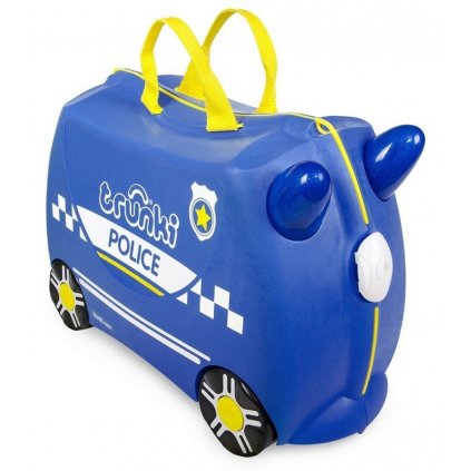 TRUNKI Kufrík cestovný odrážadlo Policajné auto 3r+