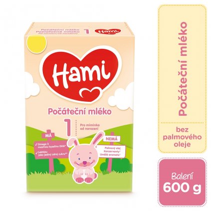 HAMI 1 Mlieko počiatočné 600 g