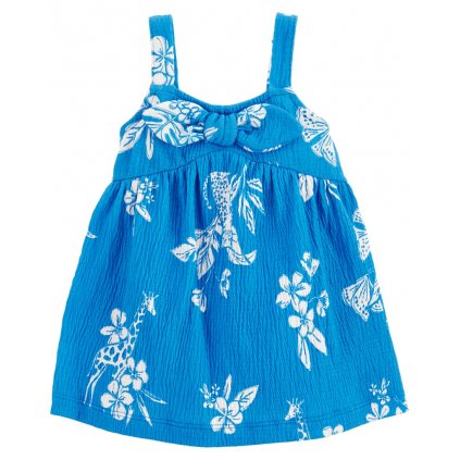 CARTER'S Šaty Blue Floral dievča