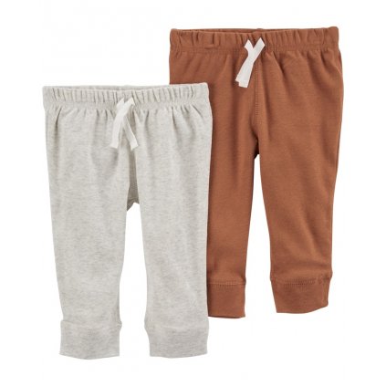 CARTER'S Tepláky Grey&Brown neutrál LBB 2ks