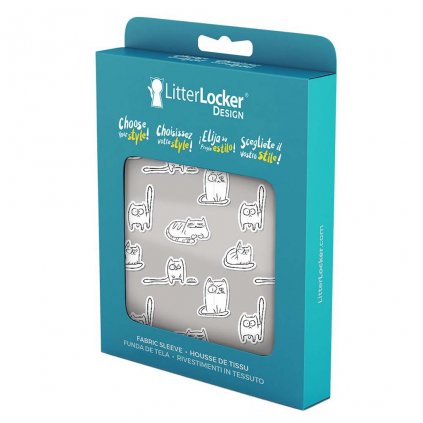 LITTER LOCKER Návlek na kôš Design Paper Cats