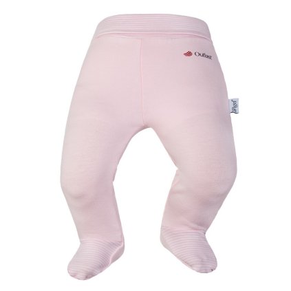 LITTLE ANGEL Polodupačky šmyk Outlast® 80 sv.ružová / pruh sv.ružový
