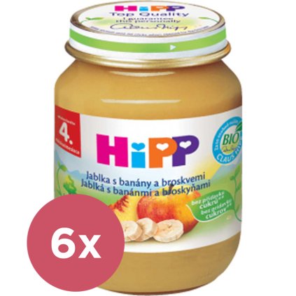 6x HiPP BIO Jablká s lesnými plodmi 125 g