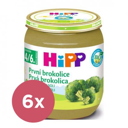 6x HiPP BIO Prvá brokolica 125 g