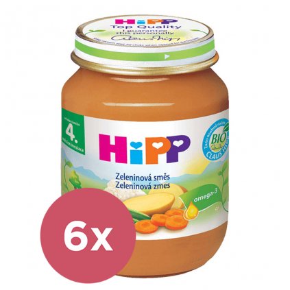 6x HiPP BIO Zeleninová zmes 125 g