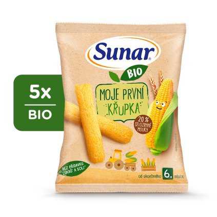 5x SUNAR BIO Moja prvá chrumka 25g