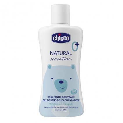 CHICCO Šampón telový Natural Sensation s aloe a kamilkou 200ml, 0m+