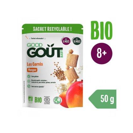 GOOD GOUT BIO Mangové vankúšiky 50 g