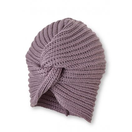 STERNTALER Turban pletený s uzlom purple dievča veľ. 49 cm-