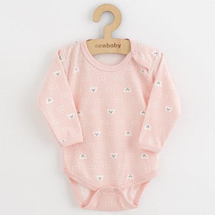 Dojčenské body New Baby Classic II medvedík biely