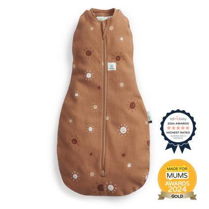 ERGOPOUCH Zavinovačka a vak na spanie 2v1 Cocoon Sunny , 8-10 kg, 0,2 tog