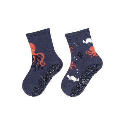 STERNTALER Ponožky protišmykové Chobotnice AIR 2ks v balení modrá chlapec