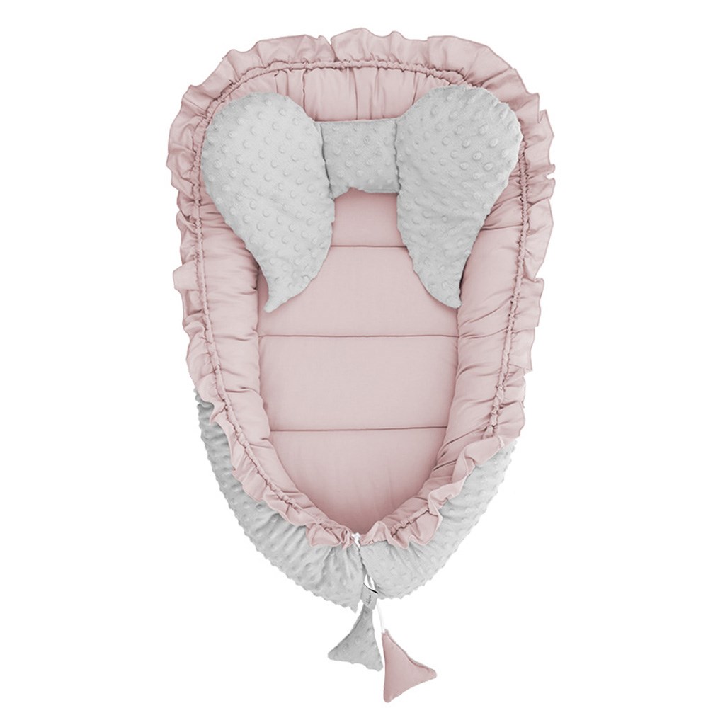 Hniezdočko pre bábätko Minky Belisima Mouse ružové Farba: Ružová