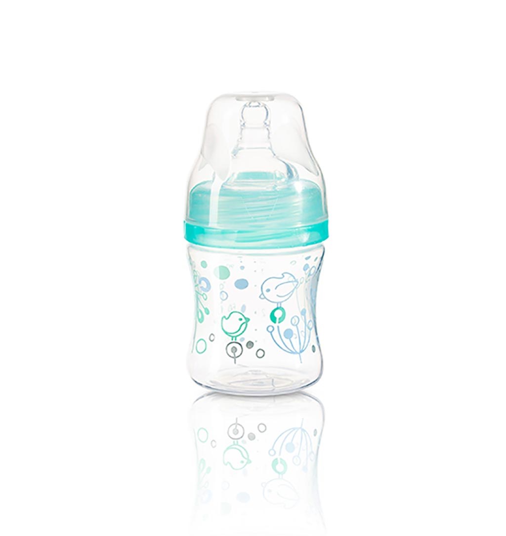 Antikoliková fľaša so širokým hrdlom Baby Ono 120 ml Farba: Modrá