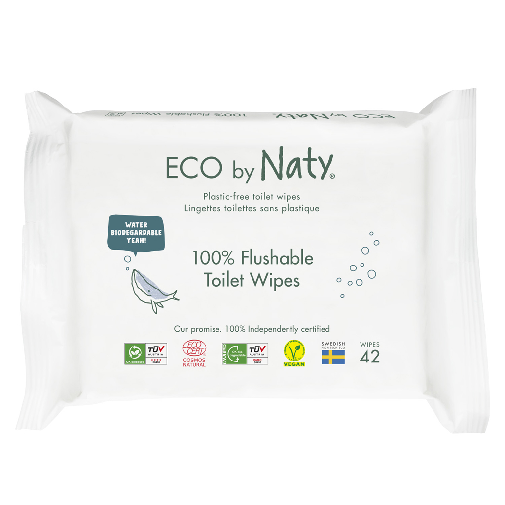 ECO BY NATY Obrúsky vlhčené toaletné Eco 42 ks