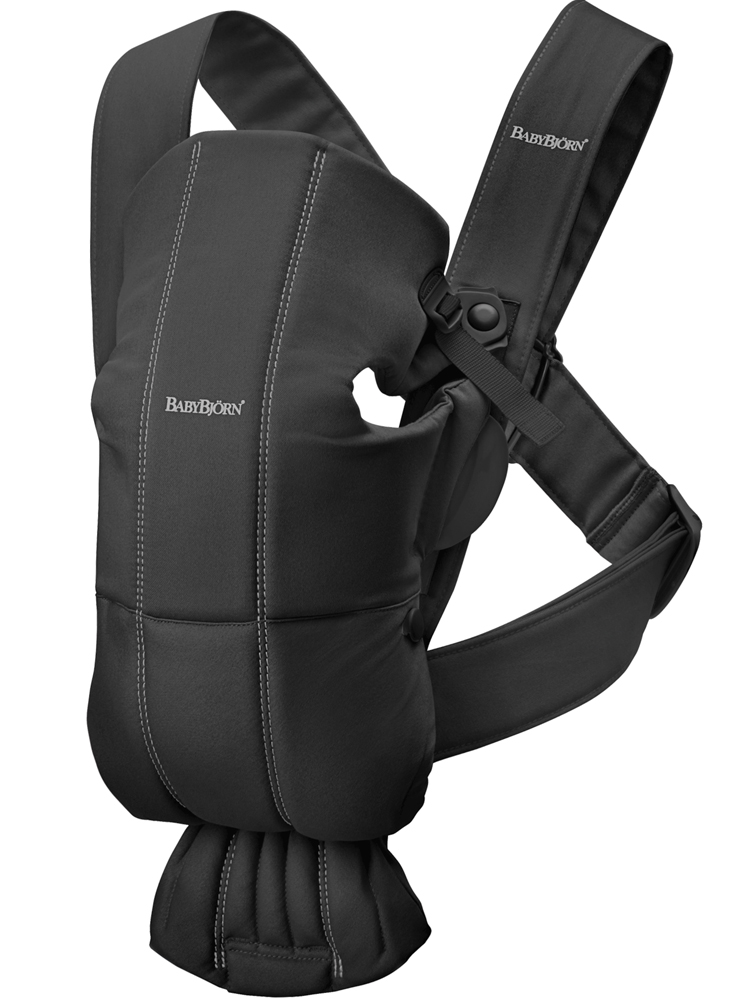 BABYBJORN BABYBJÖRN Nosič Mini, Black Cotton