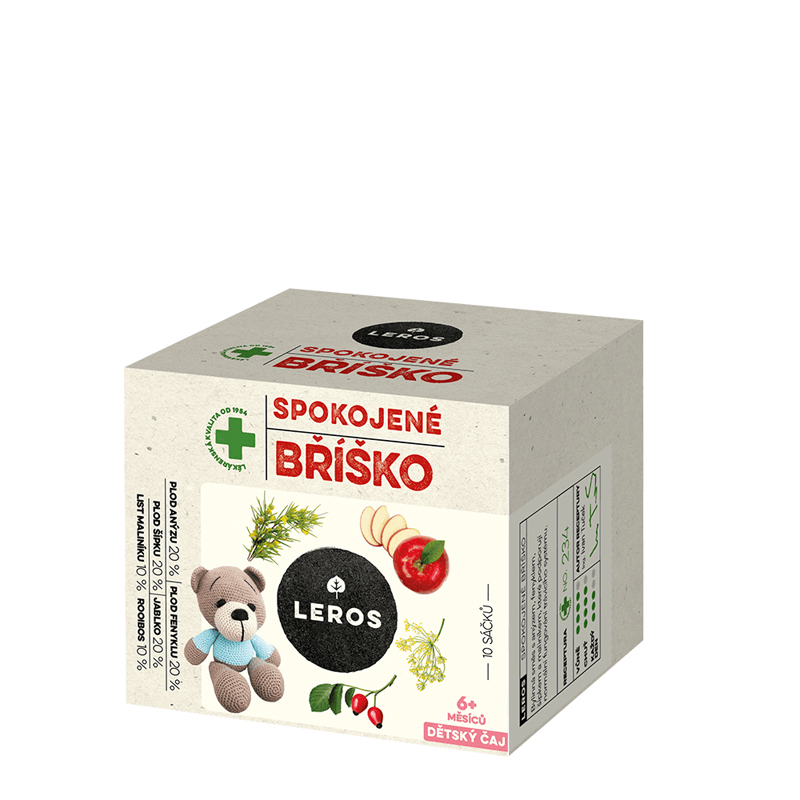 LEROSBABY LEROS Čaj detský Spokojené bruško 10x2g