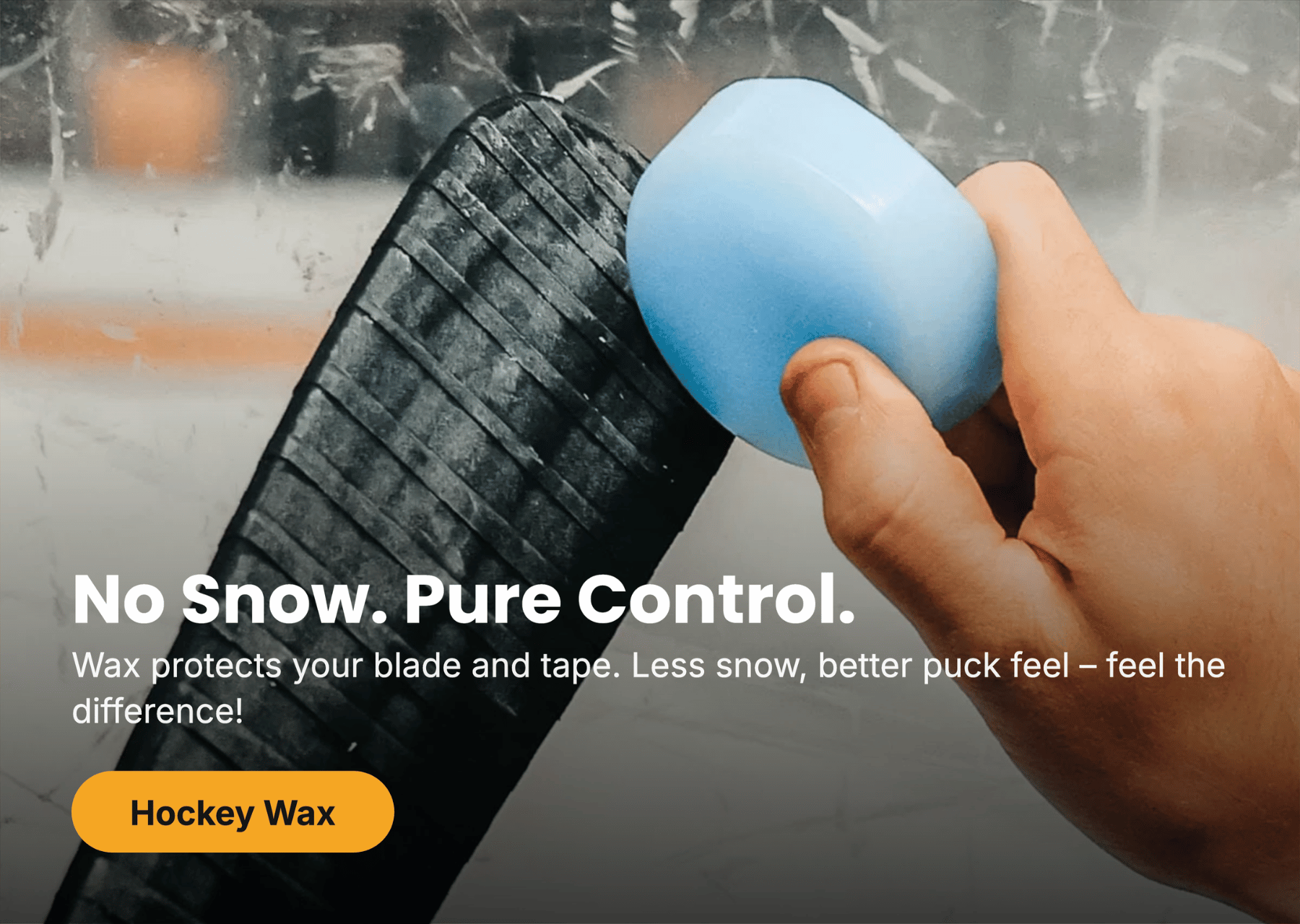 Hockey stick wax