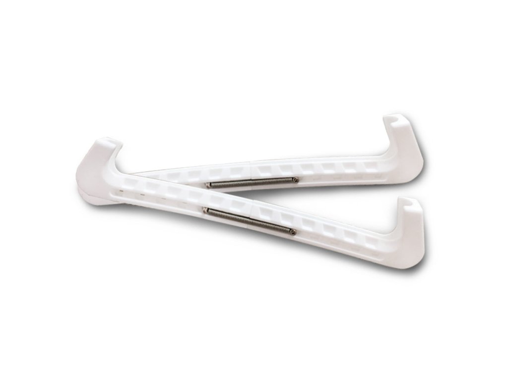 Biele dvojdielne chrániče nožov hokejových korčúľ TronX