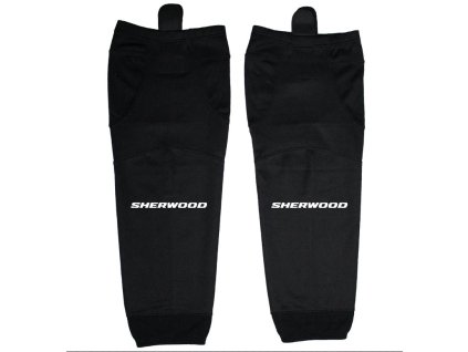 Black Dry Fit Solid Color Hockey Socks Sherwood SW150