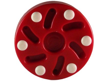 Červený hokejový in-line puk S10 TronX