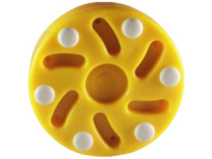 Žlutý hokejový in-line puk S10 TronX