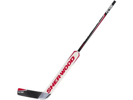 Goalie Stick Sherwood FC700 SR habmag (természetes/piros)