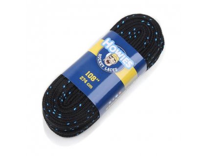 Black cloth hockey skate laces