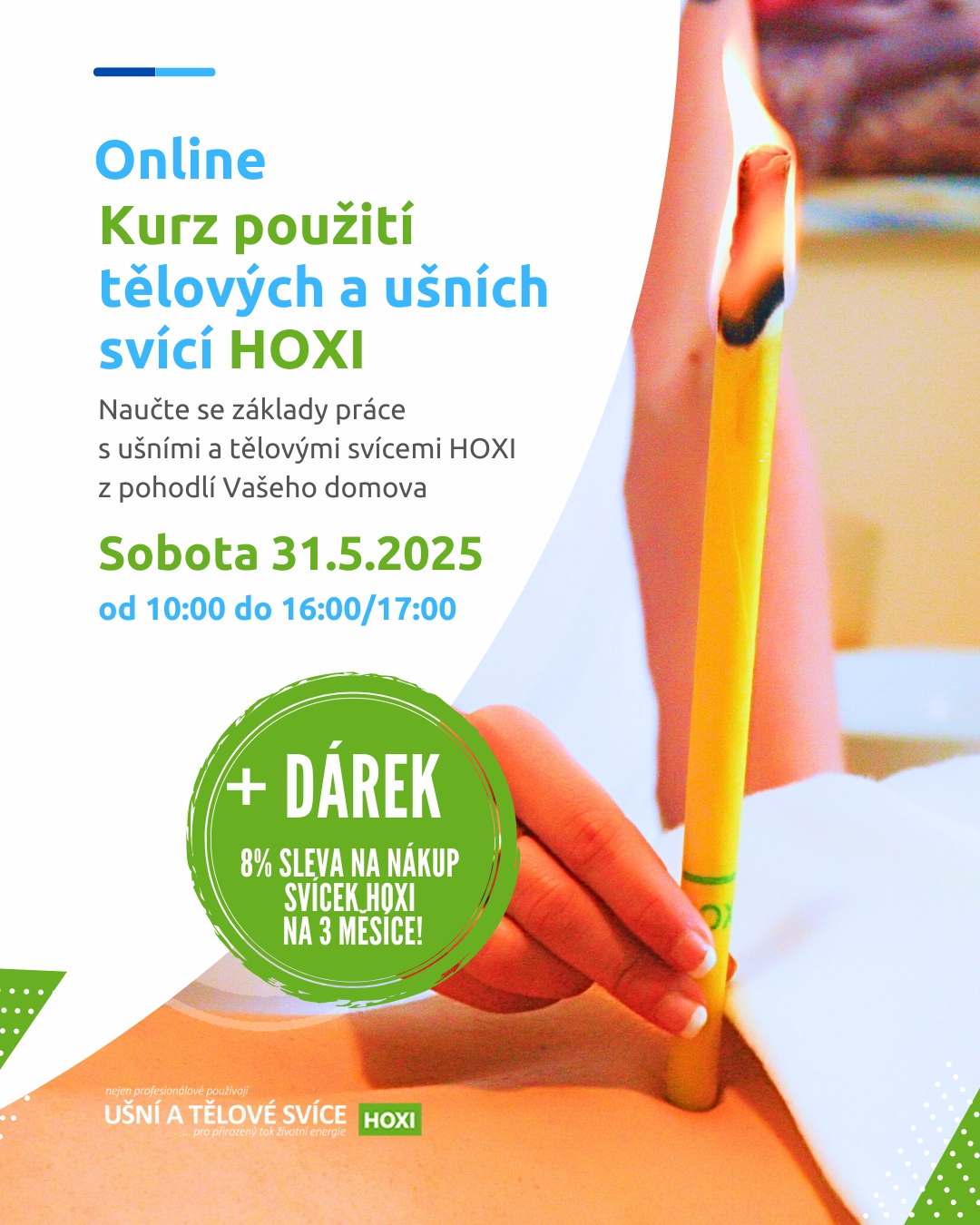Kurz použití ušních a tělových svící HOXI