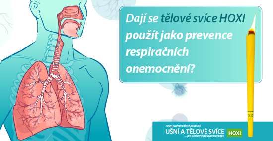 Dají se tělové svíce HOXI použít jako prevence respiračních onemocnění?