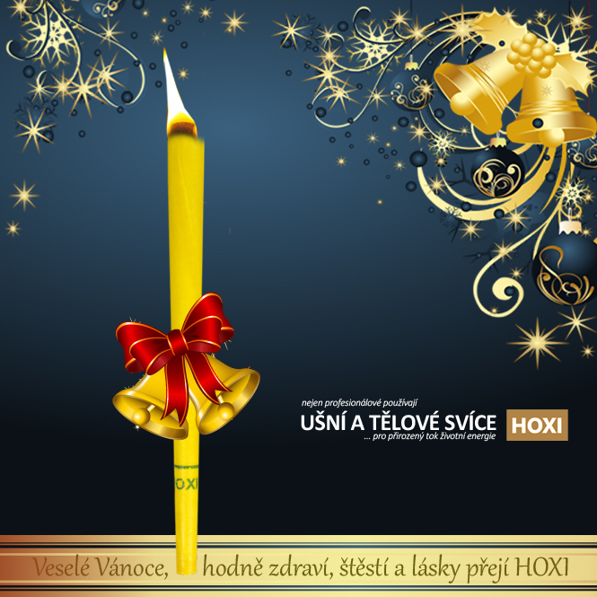 Veselé Vánoce přeje Váš výrobce svící HOXI